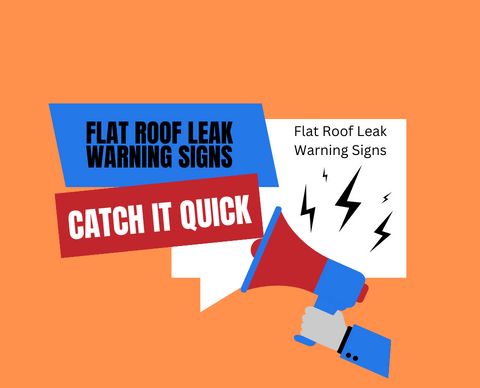 Flat Roof Leak Warning Signs