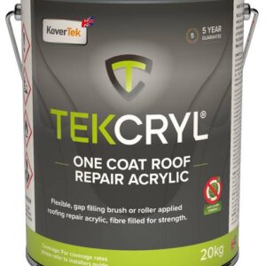 Felt Roof Repair paint Black TekCryl 20kg